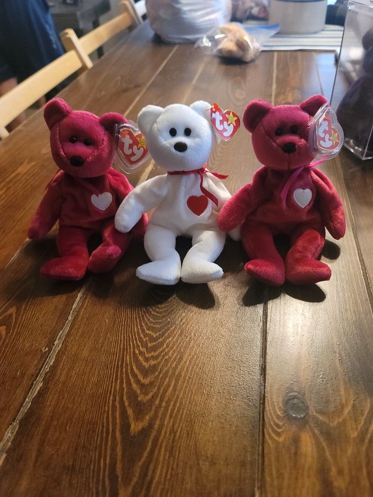 Ty Set Of 3 Beanie Babies!