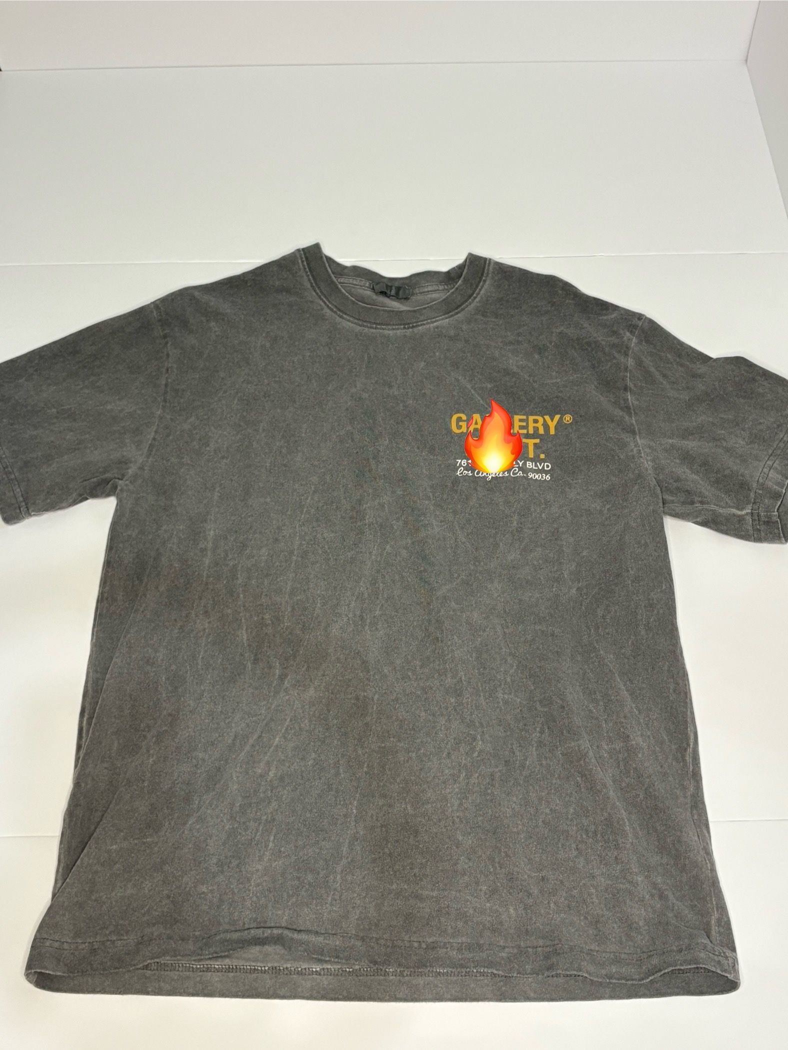 Washed Grey GD Graphic Tee (Medium)
