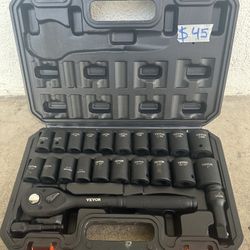 1/2" Drive Impact Socket Set