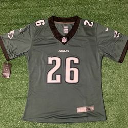 Philadelphia Eagles Woman’s Saquon Barkley Nike Midnight Green Jersey