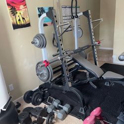 Half rack weightlifting set