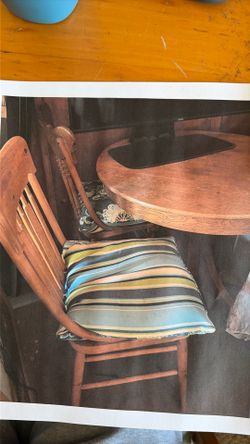 Antique Oak Circular Dining Table