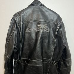 Vintage Harley Davidson Leather Jacket Medium 