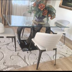 Brand New Leather Dinning Set