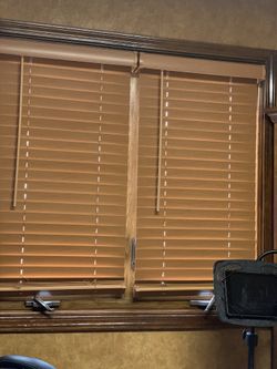 Like New 23.5x 40 Inches Two Rope-less Blinds!