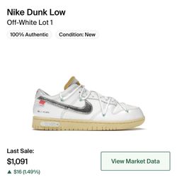 Off-White Dunks, Jordan 1’s, Prestos, & Jordan 5’s