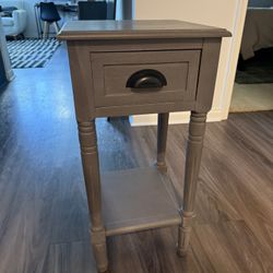 Grey End Table