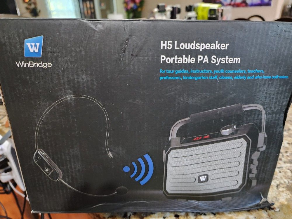 Portable Mini Bluetooth PA System with Wireless Headset Microphone