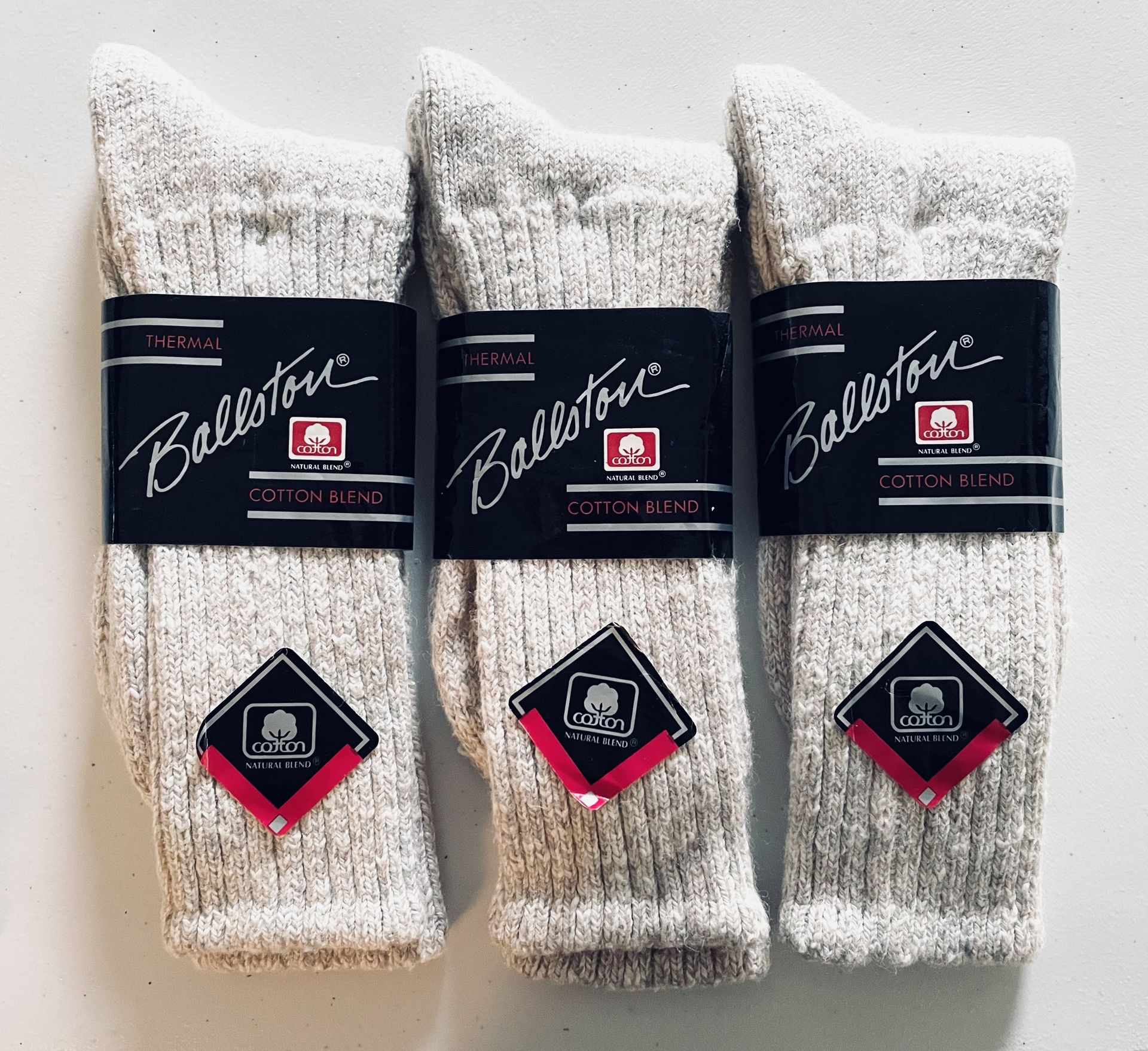 Ballston Thermal Socks, 3 Pair, Men’s Size 10-13, NWT