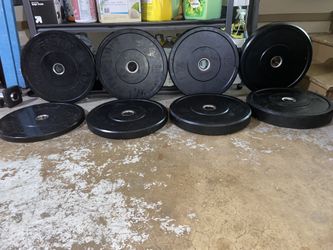 American Barbell Bumper Plates- Set of 15 25 35 45