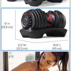 Bowflex Adjustable Dumbbells. Pair