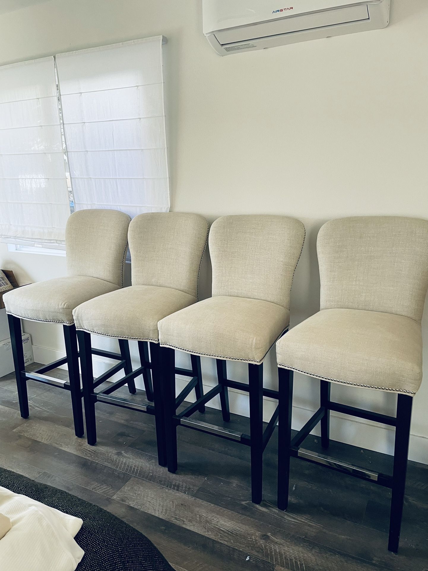 Set of 4 William Sonoma Counter Height Stools