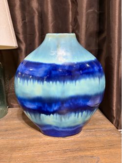 Blue vase