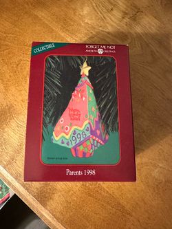 Vintage ornament “parents 1998”
