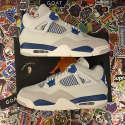 Sz 10- Jordan 4- Military Blue