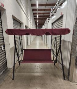 Outdoor Patio Swing w/ Canopy
