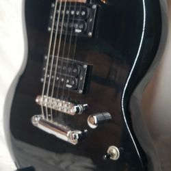 ESP LTD Viper-50 Black Electric Guitar With Amp