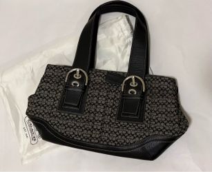 Y2K Vintage Coach Soho Signature Jacquard Satchel Bag F10927