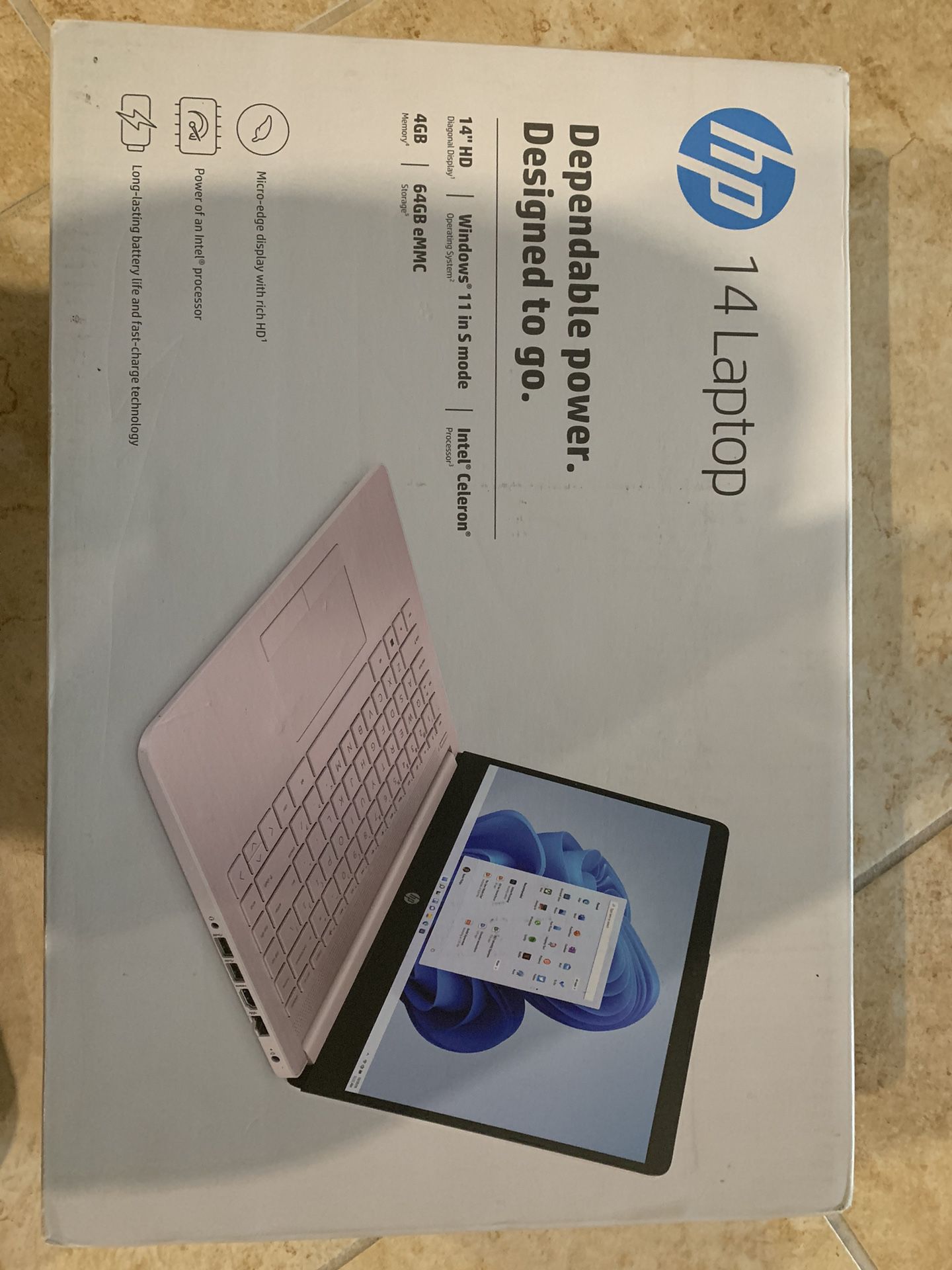 HP Stream 14” Pink - New In Box!