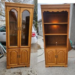 Wood Display Cabinets
