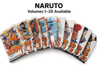 NARUTO Manga Volumes 1–25 (Complete Set) – English Edition