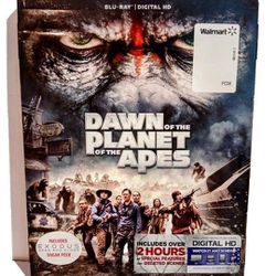 Dawn of the Planet of the Apes Blu-Ray &  Digital HD Brand New Factory Sealed 