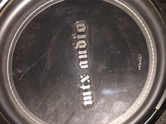mtx audio subwoofer