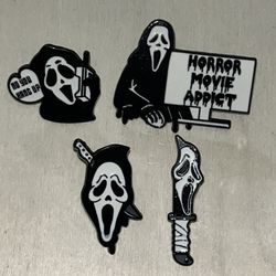 Ghost Face Enamel Pins 