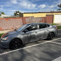 Nissan Sentra Grey 4 Doors Salvage Title 