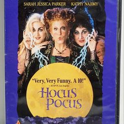 Hocus Pocus (DVD, 1993)Halloween Sarah Jessica Parker/Bette Midler/Kathy Najimy. Case & Cover Art have wear & Tear. See Pics. This image shows the DVD