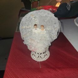 Vintage Wedding Cake Topper