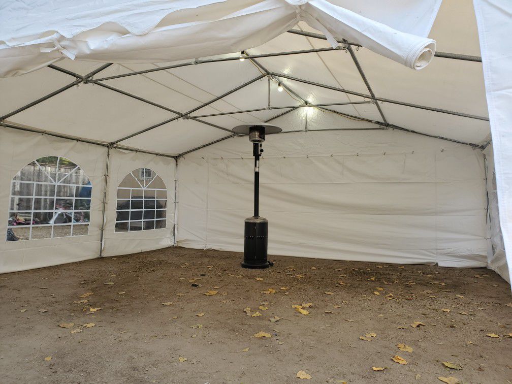 Carpas tents calentones patio heater