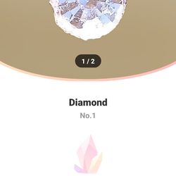 Adamant crinkle stone moonlight diamond