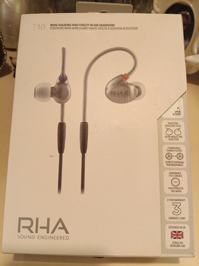 RHA T10i High Fidelity In-ear Headphones 