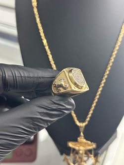 HUGE 14kt Gold Stallion Ring / Anillo Grande de Mustang Oro 14kt