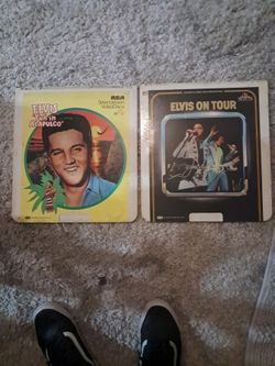 Elvis Presley CED VideoDisc Lot of 2
