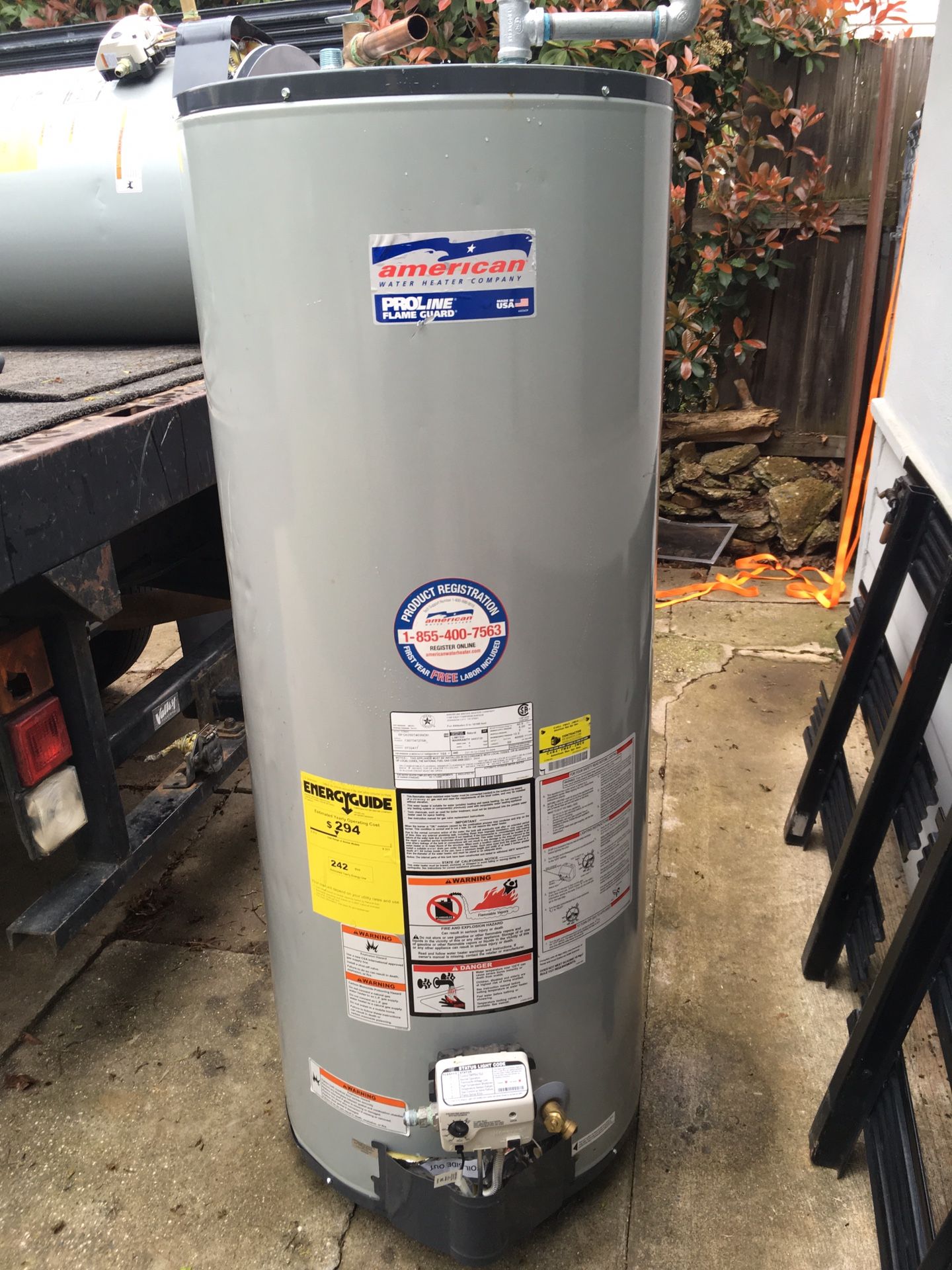 2016 American water heater company PROline flame guard for Sale in  Sacramento, CA - OfferUp