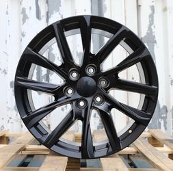 20 INCH SQUARED SET FACTORY STYLE WHEELS RIMS 20X9 +28 (6X139.7) CB: 78.1 CHEVY GMC CADILLAC