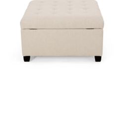 Anikait tufted storage ottoman