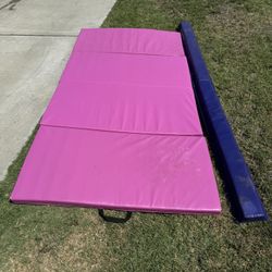 Gymnastics Mat And Balance Beam