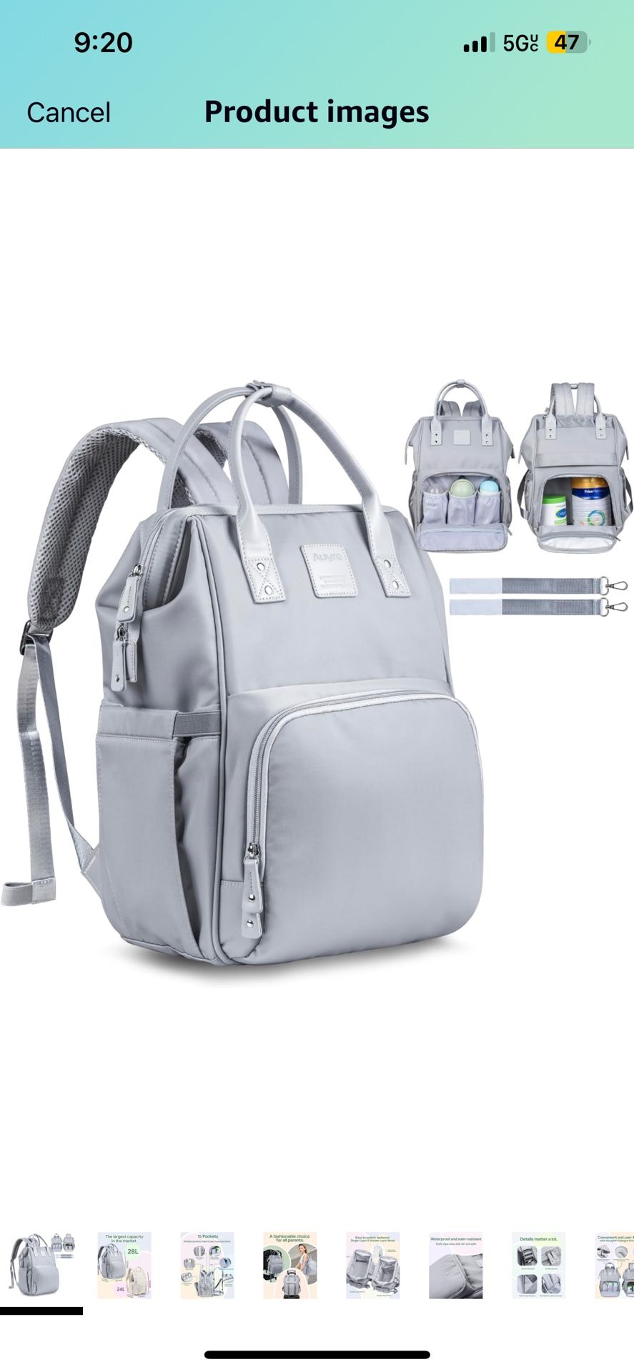 New Xl Diaper Bag