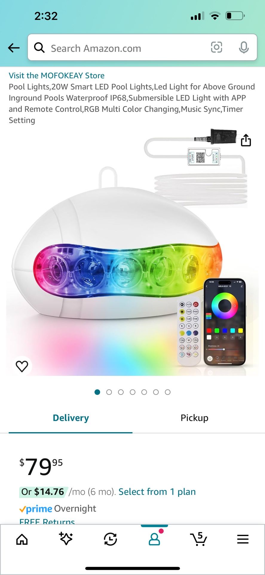 Above Ground Pool LED lights (20w)