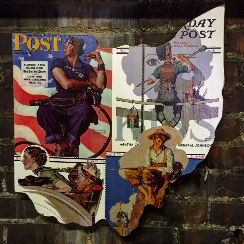 Norman Rockwell Ohio Plaque