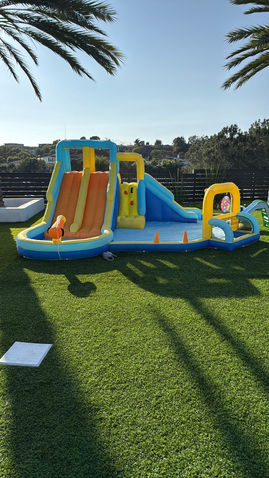 Blow Up Water Slide Play Structure