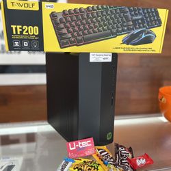 ๐ฎ๐ฅ HP Gaming Desktop Bundle - Ryzen 5, RX 5500 4GB, New RGB Keyboard & Mouse, 90-Day Warranty!