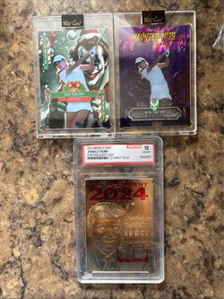 Kai Trump Wild Card & Donald Trump Gold Card Lot