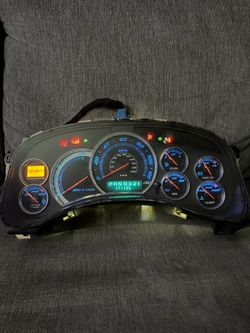 Escalade gauge cluster