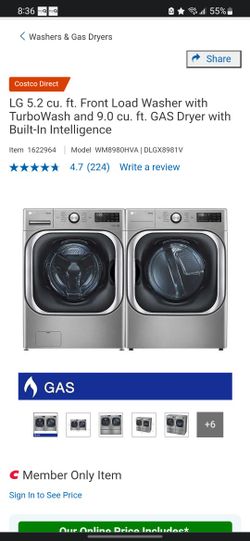 Costco lg sale washer dryer