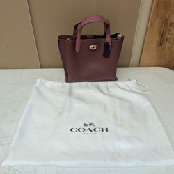 Coach C8561 Willow Colorblock Purple Handbag