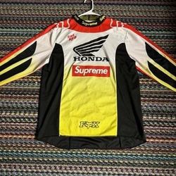 Supreme Honda Fox Racing Moto Jersey Top Red
